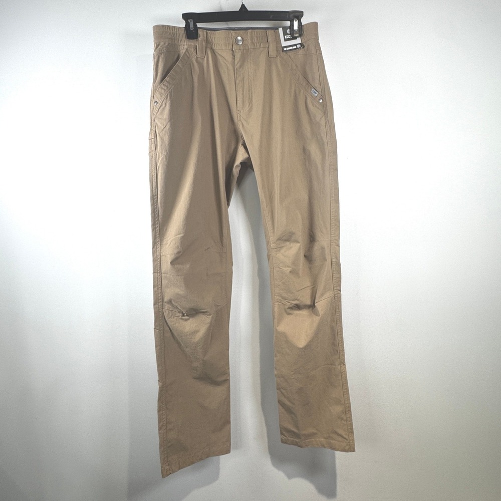 CQR Men's Tactical Pants Coyote Brown Ripstop Cargo Work Hiking 32x34 NEW